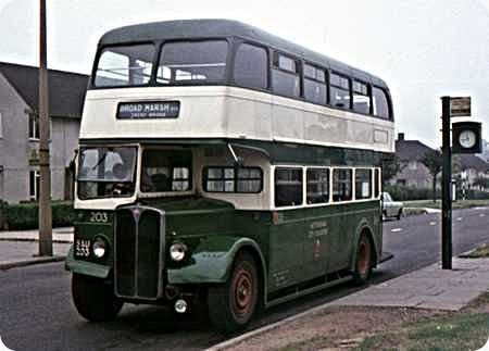 Nottingham City Transport - AEC Regent III - SAU 203 -203